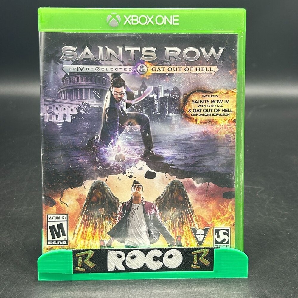 Saints Row IV 4: Re-Elected & Gat Out of Hell XB1 (Xbox One, 2015) No Manual